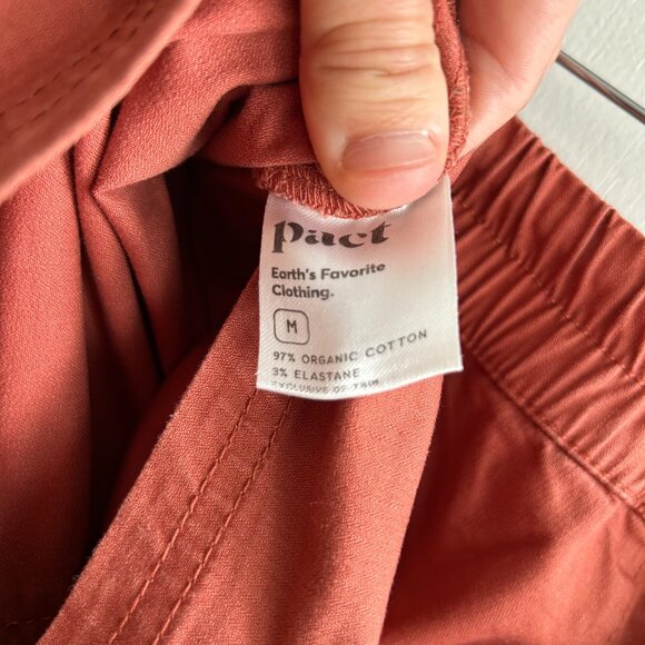 Pact Women's Woven Twill Drawstring Short (size M) - Picture 6 of 9